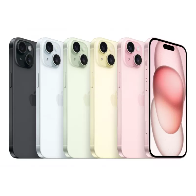 Apple iPhone 15 15.5 cm (6.1 tolli) Dual SIM iOS 17 5G USB Type-C 128 GB Must
