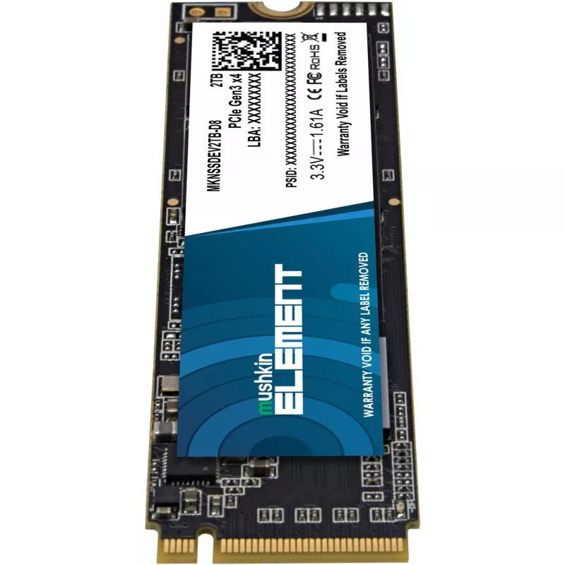 Mushkin ELEMENT - SSD - 2 TB - sisemine - M.2 2280 - PCIe 3.0 x4 (NVMe)