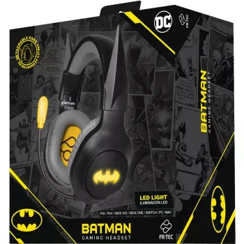 Peakomplekt FR-TEC Gaming Headset Batman eemaldatavate kõrvadega