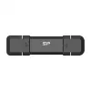 Silicon Power DS72 USB-mälupulk 250 GB USB Type-A / USB Type-C 3.2 Gen 2 (3.1 Gen 2) Must