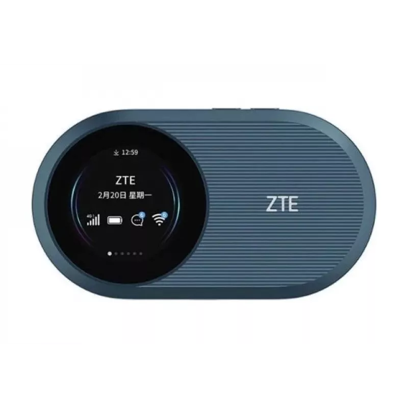 Ruuter ZTE U10s Pro 4G mobiilne WiFi6 hotspot — 4G LTE, üheribaline 2,4 GHz, LCD 1,38 tolli, 3000 mAh aku, USB-C, kuni 32 seadet