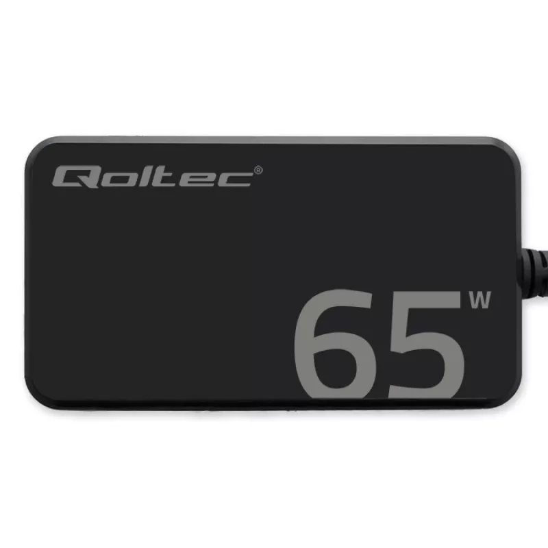 QOLTEC laadija 65W GaN Super Fast õhuke PD 5-20V 3.25A USB-C