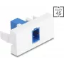 DELOCK Patch Panel Module SC Simplex Blue/Valge 45° Easy 90896