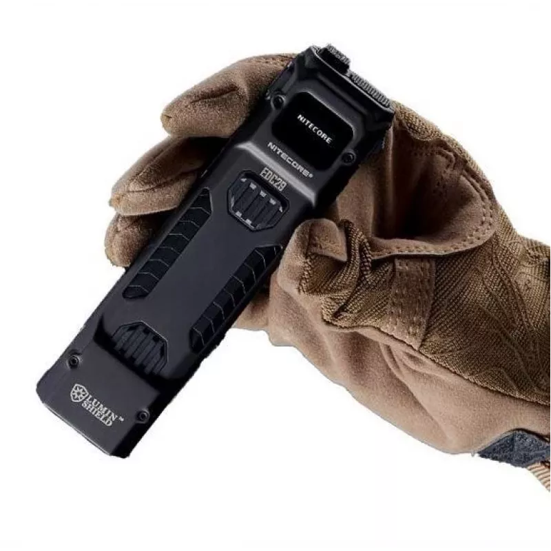 Käsitaskulamp Nitecore EDC29 roostevabast terasest korpus, 2 LED-i, 15–6500 lm, IP54, USB-laetav