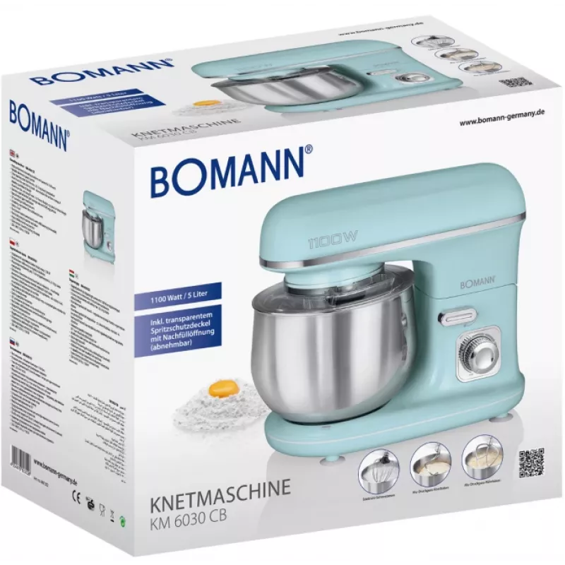 Bomann KM 6030 CB köögikombain 1100 W 5 L mündiroheline