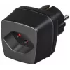brennenstuhl reisiadapter - toitepesa adapter - must (1508480)