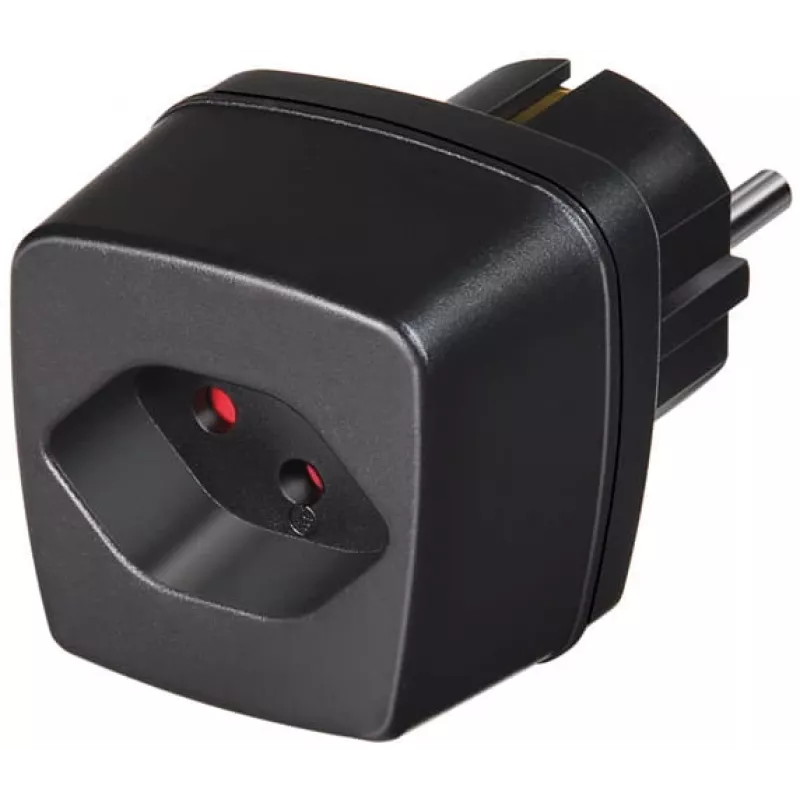 brennenstuhl reisiadapter - toitepesa adapter - must (1508480)