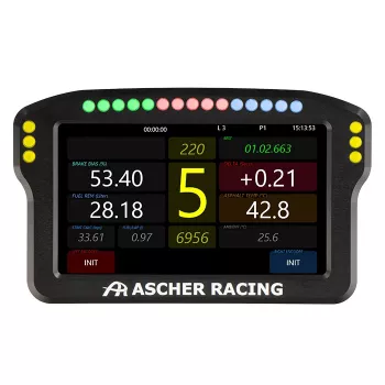 Rooli armatuurpaneel Ascher Racing 5-tolline mudel 76080029 sim racing ekraanidele