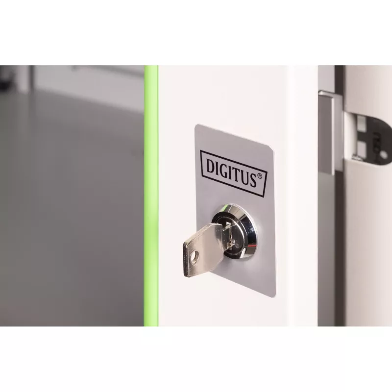 DIGITUS® 7HE seinakapp - Hall, RAL 7035 - 48,3 cm (19) (DN-19 07-U)