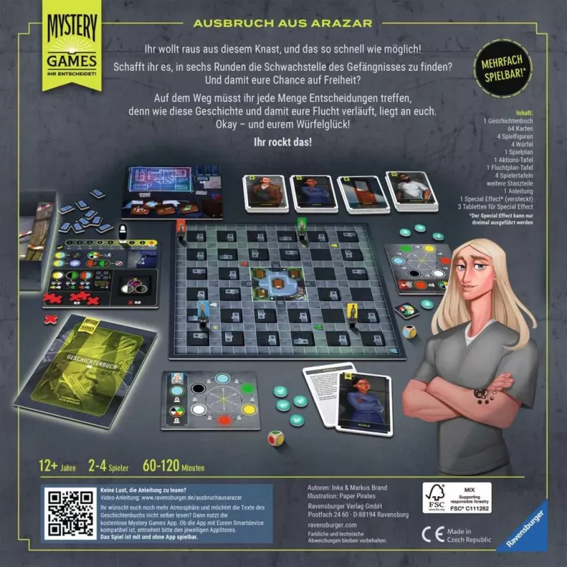 Mystery Games - Põgenemine Arazarist, lauamäng