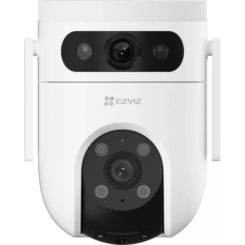IP turvakaamera EZVIZ H9c Dual 3K Dome, 2880×1620, välitingimustesse, juhtmega ja juhtmevaba, PoE/DC 12V, MicroSD kuni 512 GB