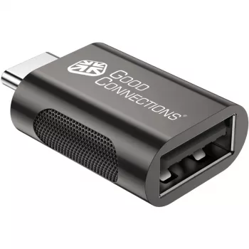 Good Connections adapter USB 3.2 Gen.1 3.0 pistik C USB-A pesale galvaniseeritud metallkorpuses (USB-AD302)