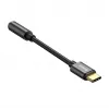 Kaablipistikupesa adapter Baseus CATL54-01 USB-C 3,5 mm pesale, must