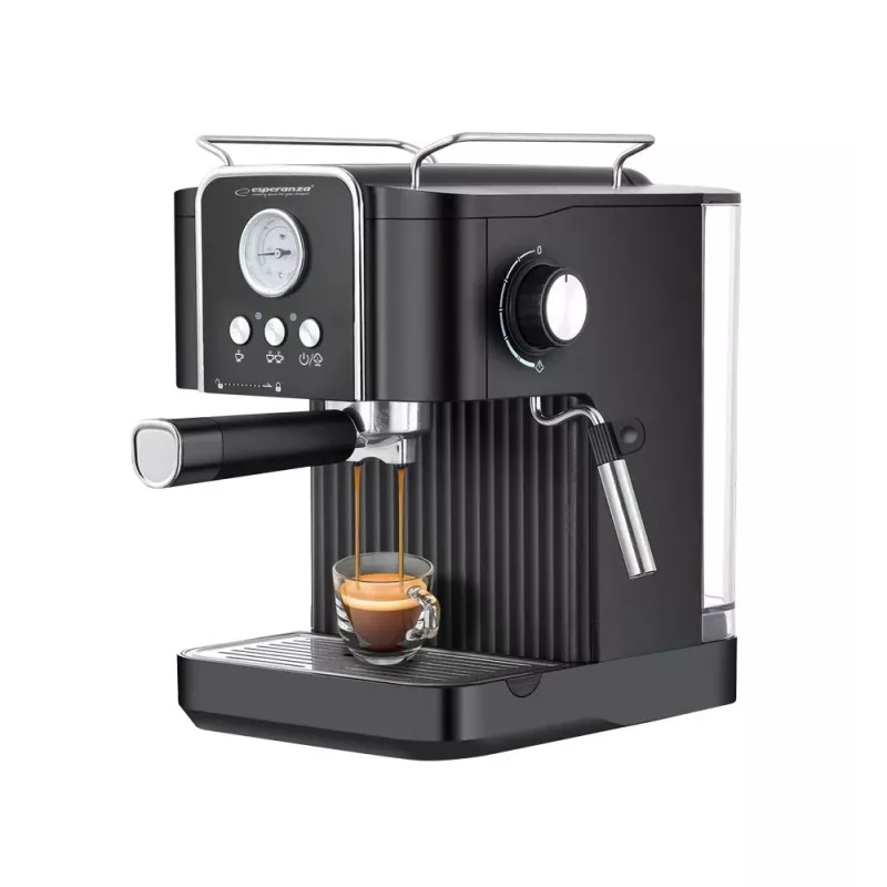 Espresso kohvimasin ESPERANZA EKC010 — 1,8 L veepaak, 850 W, 20 baari, sisseehitatud piimavahustaja