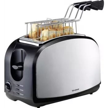 Trisa Crispy Snack Toaster roostevaba teras, must (7361.4212)