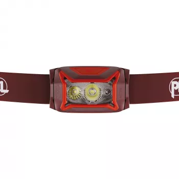 Pealamp Petzl Actik Core — LED, 100 lm, sisseehitatud 1250 mAh USB-laetav aku, IPX4, punane
