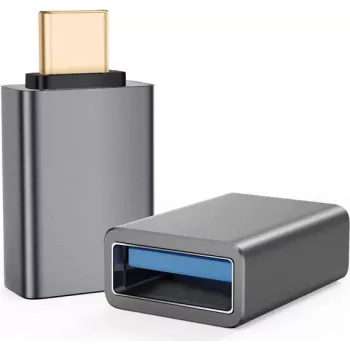 OTG-adapter helos 288362 — USB 3.1 A (emale) USB Type‑C-pistikule, tumehall