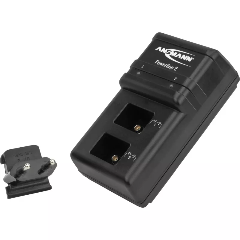 ANSMANN POWERline 2 – akulaadija – 2x9V (5107043)