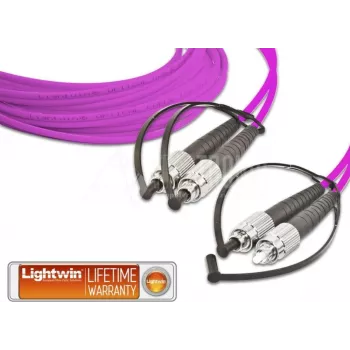 Lightwin kvaliteetne dupleks LWL ühenduskaabel, MM OM4, FC - FC LWL ühenduskaabel (LDP-50 FC-FC 3.0 OM4)