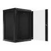 Seinale paigaldatav riiul LANBERG WF01-6618-10B, 18U, 600×600×907 mm, must, 60 kg
