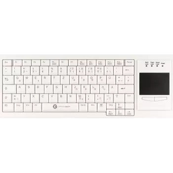 Klaviatuur GETT CleanType Xtra Touch WL kompaktne TKL juhtmevaba 2,4 GHz QWERTZ