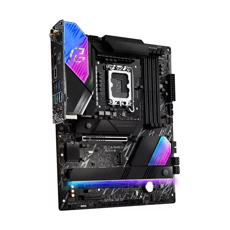 Emaplaat ASRock Z890 Lightning WiFi — Intel Z890, LGA1851, ATX, 4× DDR5, Wi‑Fi 7, 2.5Gb LAN, Thunderbolt 4