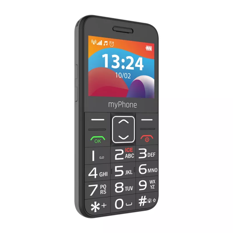 myPhone HALO 3 LTE | Must | 2.4 tolli | IPS | 48 MB | 128 MB | Dual SIM | Nano SIM | 3G | Bluetooth 2.1 | USB Type-C | Sisseehitatud kaamera | Põhikaamera eraldusvõime 0,3 MP