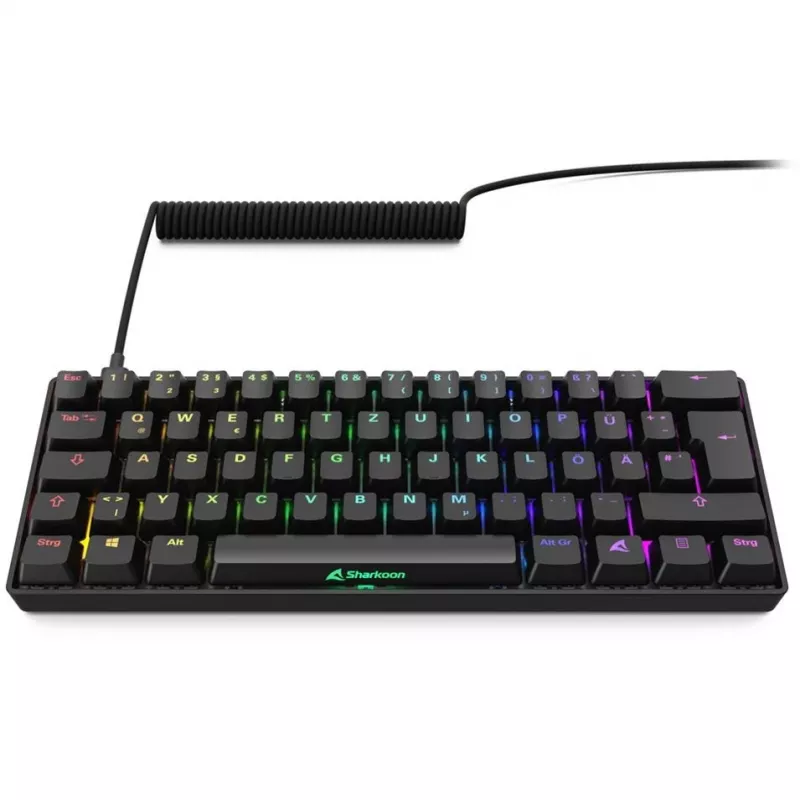 Sharkoon 100065629 klaviatuur Home USB QWERTZ German Must