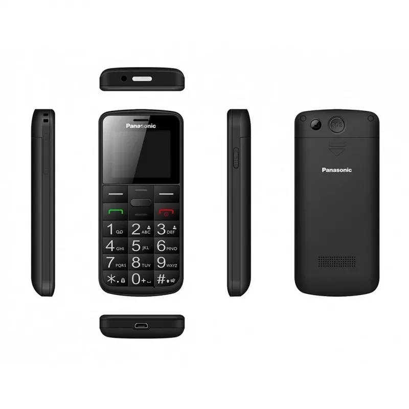 Mobiiltelefon eakatele KX-TU110 must