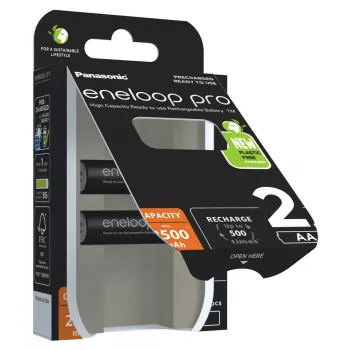 Laetavad akud PANASONIC ENELOOP PRO AA 2500 mAh 2 tk (BK-3HCDE/2CP)