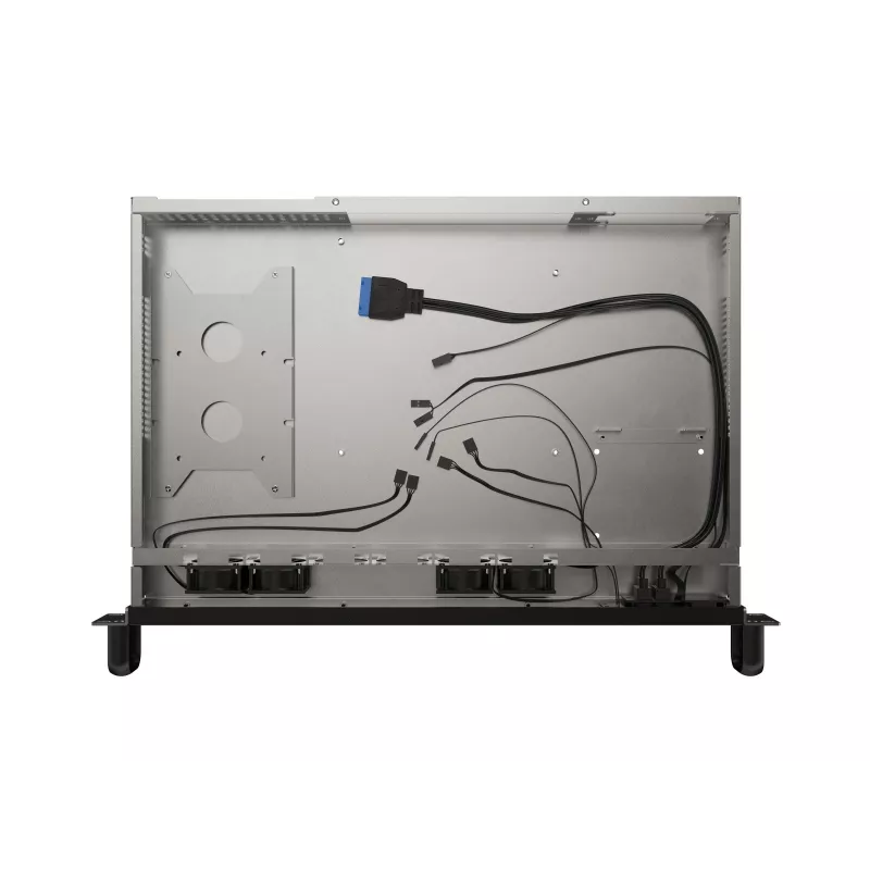 Rack-korpus Lanberg SC01-3001-10B 1U must 4 ventilaatorit
