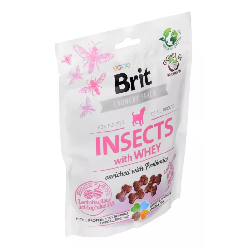 BRIT Care Crunchy snack Puppy Insects - koeramaius - 200g