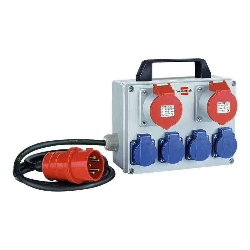 Toitejaotusseade Brennenstuhl BKV 2/4 T IP44