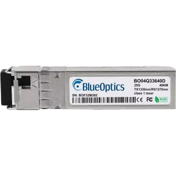 SFP28 transiiver BlueOptics BO04Q33640DIN 25GBASE-BX-D ühemoodiline 25Gb/s 40 km