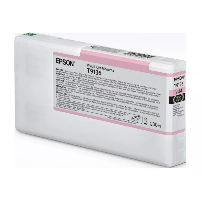 Tindikassett Epson T91360N Vivid Light magenta originaal ühilduvatele Epson printeritele