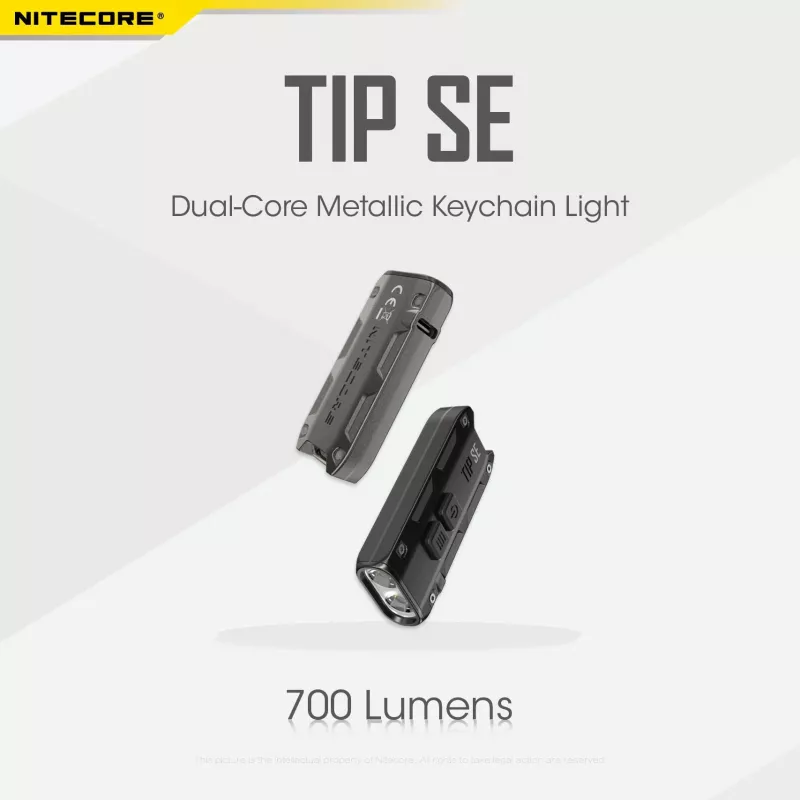 Nitecore TIP SE Must käsilamp LED
