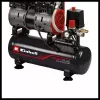 Kompressor TE-AC 110/6 Silent Plus (must/punane, 550 W)