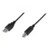 Digitus ASSMANN - USB-kaabel - USB-tüüp A, 4-kontaktiline (M) - USB-tüüp B, 4-kontaktiline (M) - 50 cm (USB/USB 2.0) - Must (AK-300105-005-S)