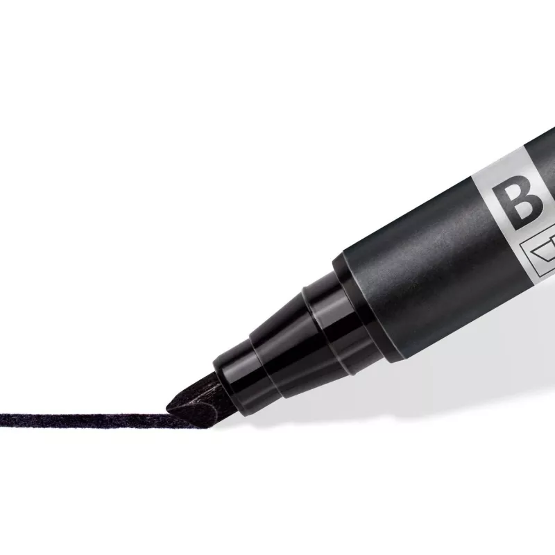 Püsimarker Staedtler Lumocolor permanent duo 348 B must 1 tk