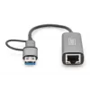 USB USB-C Gigabit Etherneti adapter Digitus DN-3028