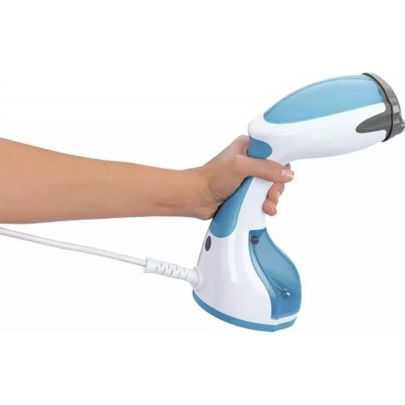Aurutriikraud MPM MZP-01 roostevabast terasest tallaga, 1200 W, 0,25 l eemaldatav paak, pidev aur 36 g/min, sinine