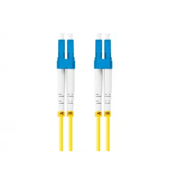 Fiiberoptiline kaabel LANBERG FO-LULU-SD11-0030-YE, 3 m, G.657.A1, LC–LC, kollane