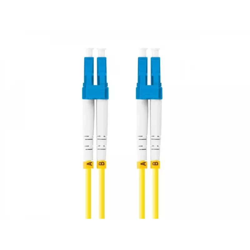 Fiiberoptiline kaabel LANBERG FO-LULU-SD11-0030-YE, 3 m, G.657.A1, LC–LC, kollane