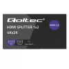 Qoltec 51797 Aktiivne HDMI jaotur 2 x HDMI 4K x 2K | 6Gb/s | 60Hz