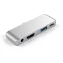 Satechi alumiiniumist USB-C jaotur iPad Pro jaoks, hõbedane