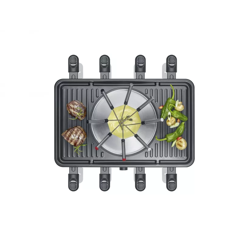 Raclett-grill Severin RG 2347 8 inimesele 1400 W must