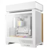 Lauaarvuti korpus DeepCool CL6600 WH — valge, toetab ATX/PS2/SFX/SFX-L toiteplokke, 140 mm ees, 120/140 mm üleval/taga, 2,5-tollised ja 3,5-tollised kettad