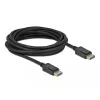 Delock - DisplayPort-kaabel - DisplayPort (M) - DisplayPort (M) - DisplayPort 2,0 - 3,0 m - Toetab 10K 60 Hz (10 240 x 4320) - Must (80263)