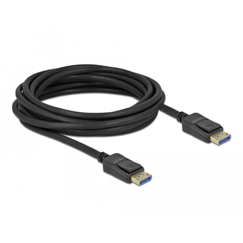 Delock - DisplayPort-kaabel - DisplayPort (M) - DisplayPort (M) - DisplayPort 2,0 - 3,0 m - Toetab 10K 60 Hz (10 240 x 4320) - Must (80263)