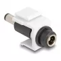 DeLOCK Keystone-moodul DC 5.5 x 2,1 mm emane isasele valge